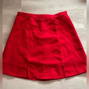 Los Angeles Apparel | Vibrant Red A-Line Skirt